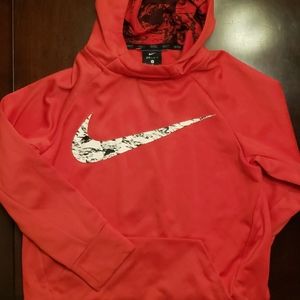 Boys Red NIKE Hoodie